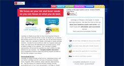 Desktop Screenshot of cartridgeonwheels.com